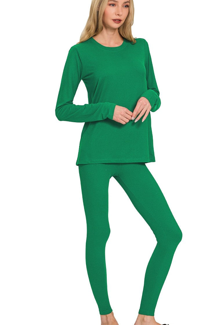 Tatiannas Green Cozy Set