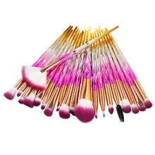 20Pcs Diamond Makeup Brushes Set