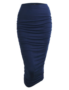 The Collection Ruched Midi Skirt