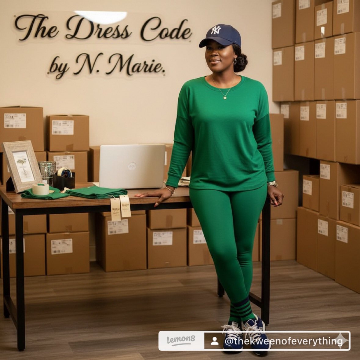 Tatiannas Green Cozy Set