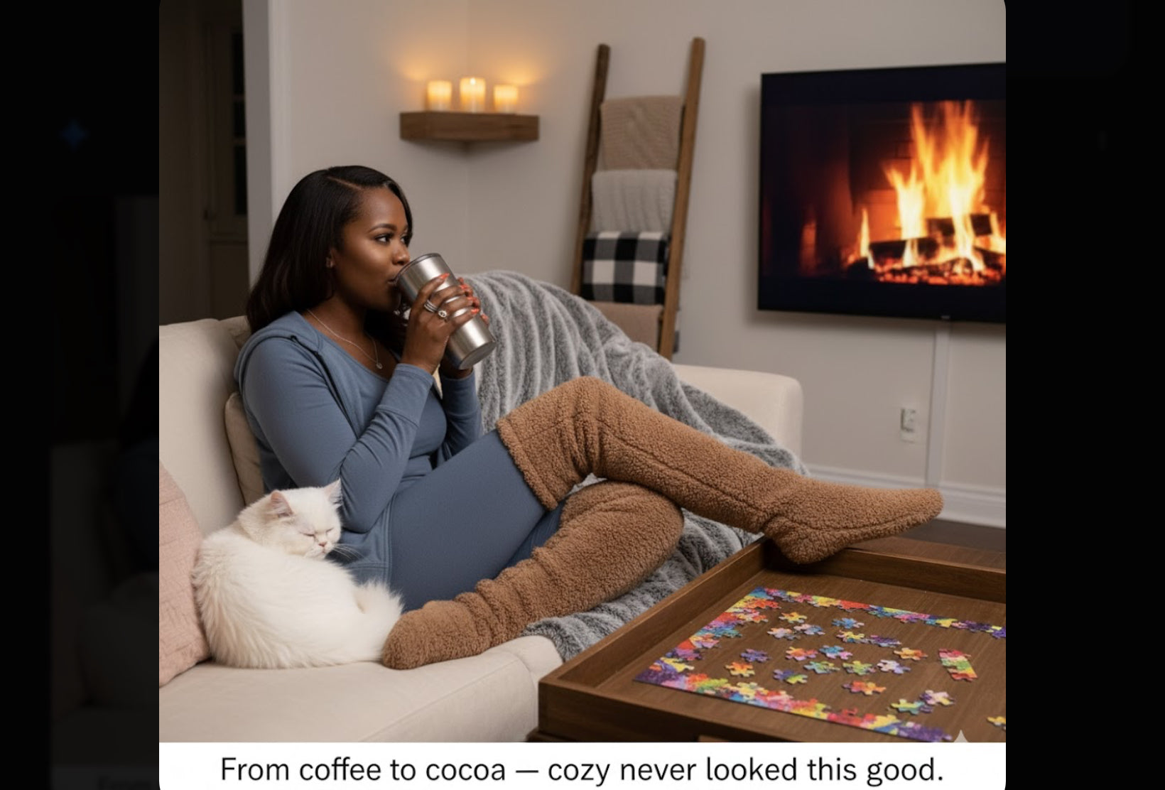 Cozy Knee Highs Pairs PERFECT with our Sets!