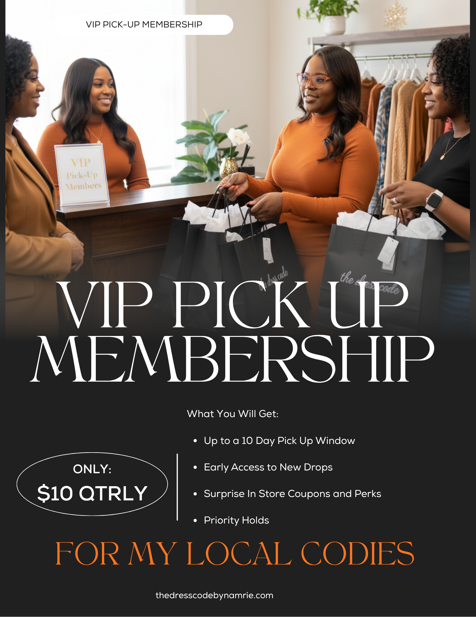 VIP Local Pick Up Membership